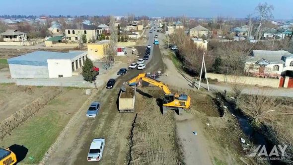 Bərdə-Ağdam avtomobil yolunun tikintisi sürətlə davam etdirilir - FOTO