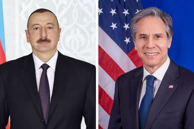 Blinken Azərbaycan Prezidentinə zəng edib